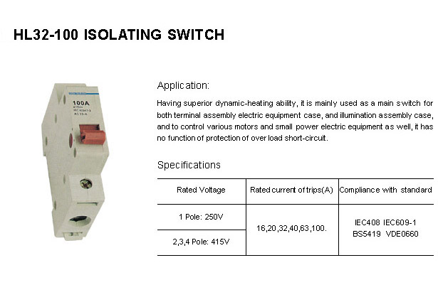 HL32-100 Isolator