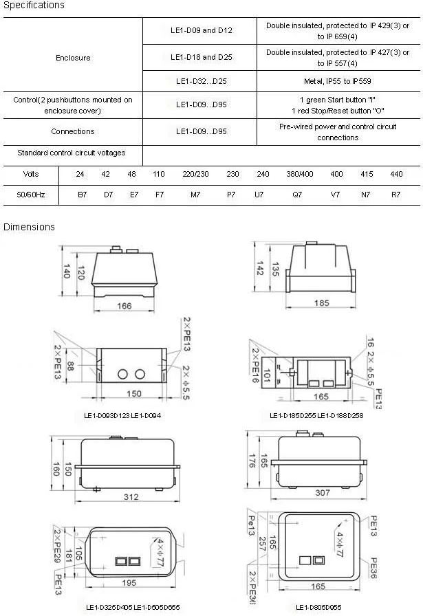 LE1-D Magnetic Starter Starter photo 3