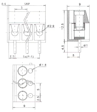 JK300-500 PCB Terminal Block PCB Terminal Block photo 3