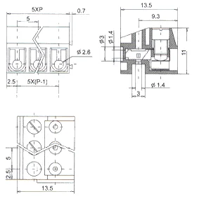 JK332K-500 PCB Terminal Block PCB Terminal Block photo 3
