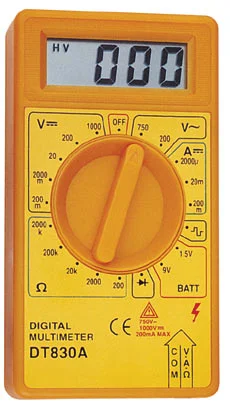 DT830A DIGITAL MULTIMETER — Multimeter DT830A DIGITAL MULTIMETER supplied by ELEHPD