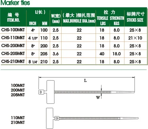 Marker Ties Nylon Cable Ties photo 2