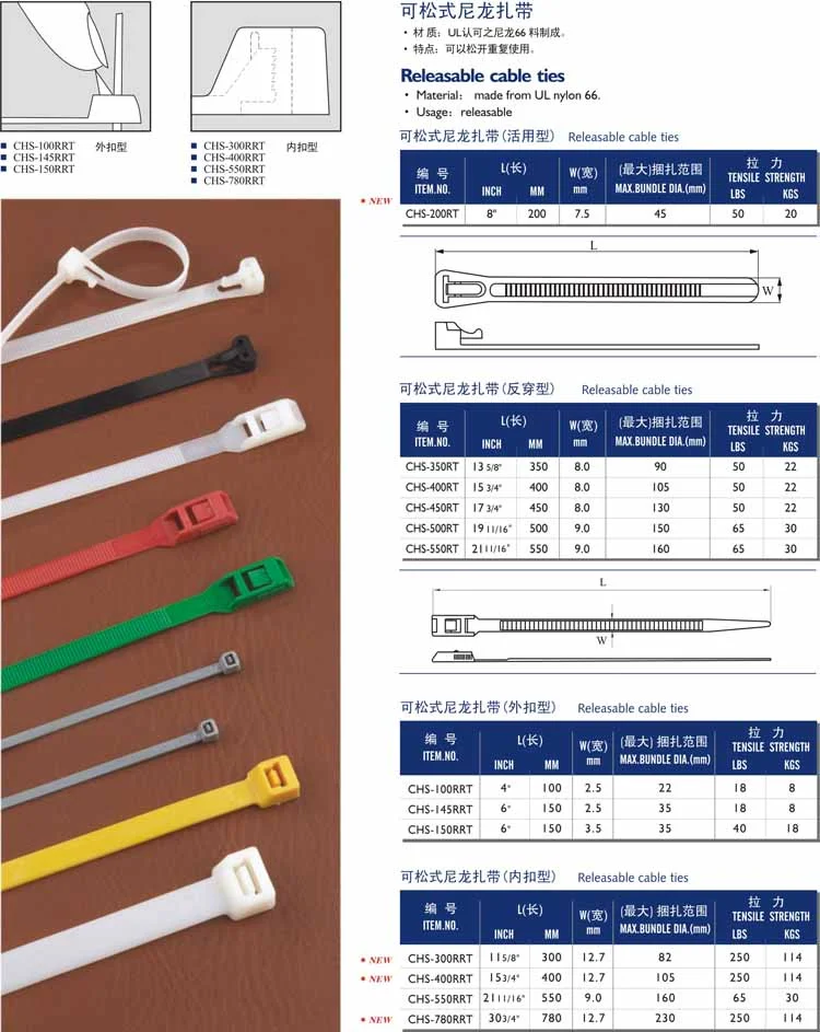 Releasable Cable Ties Nylon Cable Ties photo 2