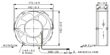 TA15052 Axial AC Fan Axial Fan photo 3