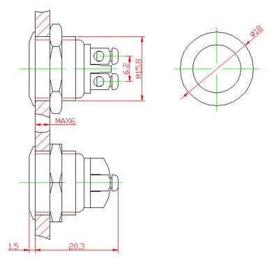MP19-F Stainless steel pushbutton Pushbutton photo 2