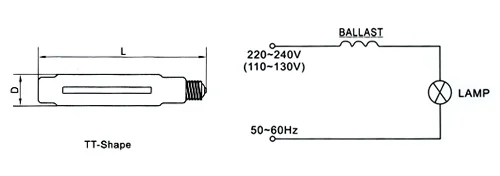 TT-1000 High-Pressure Sodium Lamp Sodium Lamp photo 2