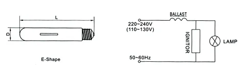 HPS Sodium Lamp with high luminous efficiency Sodium Lamp photo 2