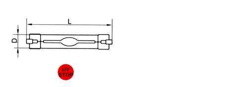 Double-end color Metal Halide Lamp Metal Halide Lamp photo 2