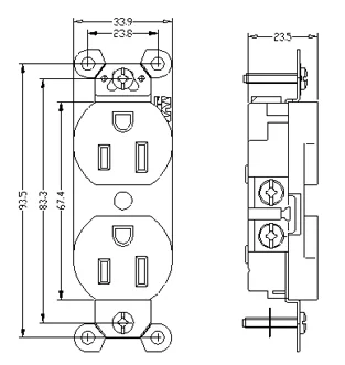 YSR015 Duplex Receptacle GFCI photo 2