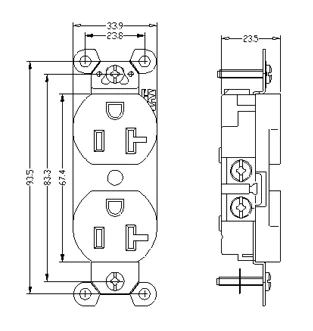 YSR020 Duplex Receptacle GFCI photo 2