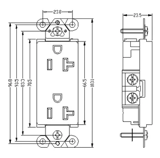 YSR120 Duplex Receptacle GFCI photo 2
