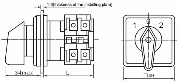 LW8D Rotary Switch Rotary Switch photo 4