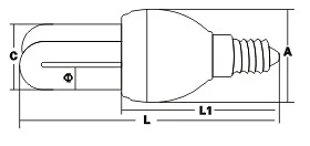2U Energy-saving Lamp Energy-saving Lamp photo 2
