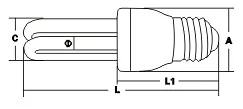 2U Energy-saving Lamp Energy-saving Lamp photo 4