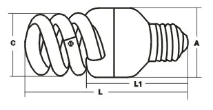 Spiral Energy-saving Lamp Energy-saving Lamp photo 2