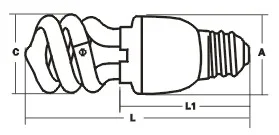 Spiral Energy-saving Lamp Energy-saving Lamp photo 6