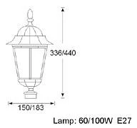 ER-GL-05 Garden Light Garden Light photo 2