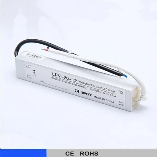 FS-20W LED driver LED water-proof switching power — LED Waterproof&rain Proof Series FS-20W LED driver LED water-proof switching power supplied by ELEHPD