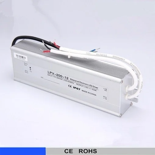 LED water-proof type switching power supply 200W 12V 24V — LED Waterproof&rain Proof Series LED water-proof type switching power supply 200W 12V 24V supplied by ELEHPD