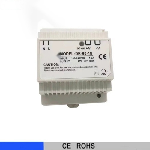Din rail type switching power supply PSU SMPS DR 60W 12V 24V 15V 5V China factory