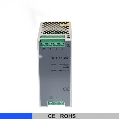 Din rail type switching power supply PSU SMPS 120w 24V 5A 12V 5V
