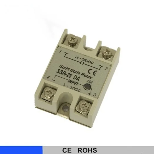 White shell similar as Fotek solid state relay — Solid State Relay Ssr White shell similar as Fotek solid state relay supplied by ELEHPD