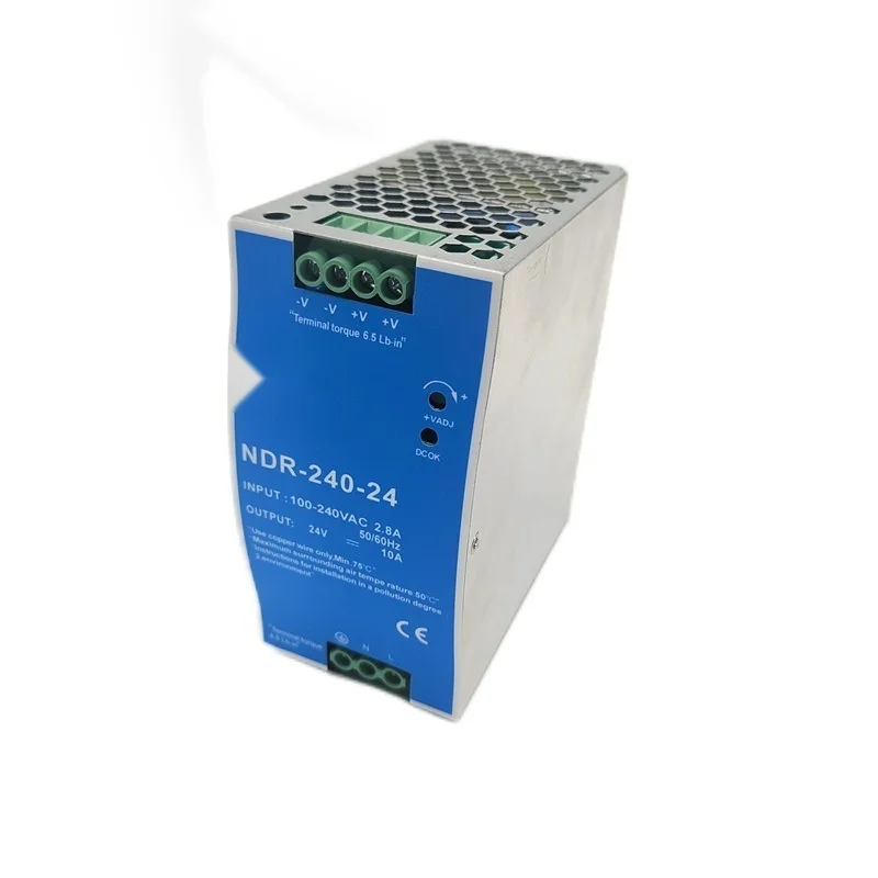 CHUX 240W 12V 24V Din Rail Power Supply NDR-Series photo 3