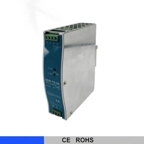 EDR-75 Adjustable Single Output EDR SMPS AC to — EDR-Series EDR-75 Adjustable Single Output EDR SMPS AC to supplied by ELEHPD